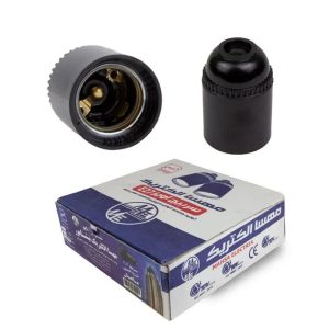 سرپیچ لامپ آویز مشکی