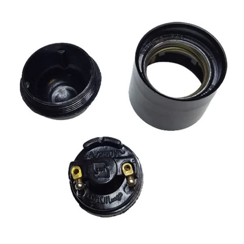 سرپیچ لامپ آویز مشکی