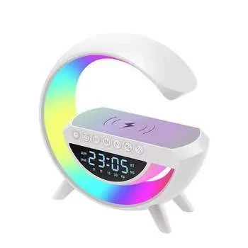 چراغ خواب شارژر دار G ساعت دار