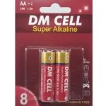 باطری قلمی آلکالاین DM CELL | خرید باتری AA 1.5 ولت با عمر طولانی از ولتایار