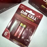 باطری نیم قلمی سوپر آلکالاین DM CELL | خرید باتری AAA آلکالاین ولتایار