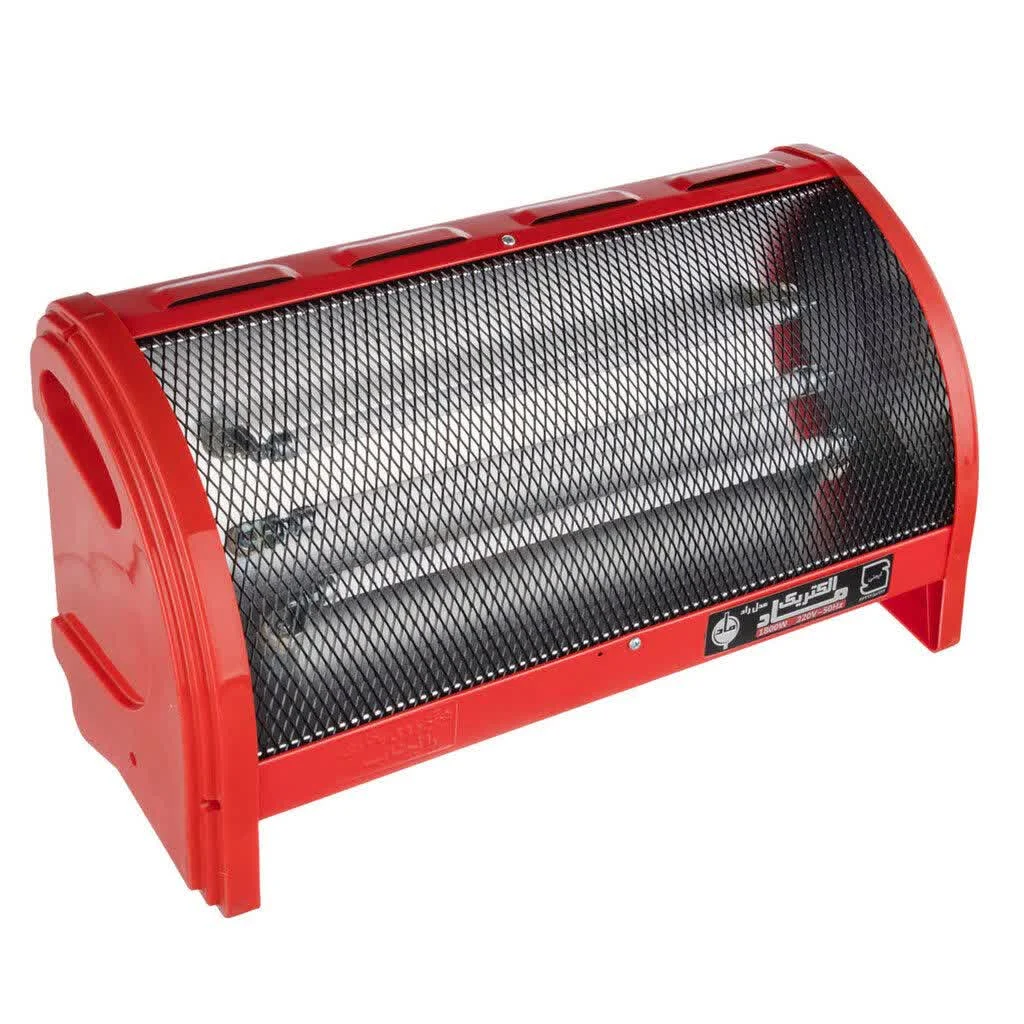 بخاری سه شعله المنت شیشه ای ۱۸۰۰وات فن دار