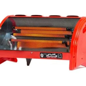 بخاری سه شعله المنت شیشه ای ۱۸۰۰وات فن دار